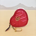 Gucci, GG Marmont Hear-Shaped Coin Purse, , Red, New - Image 4