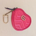 Gucci, GG Marmont Hear-Shaped Coin Purse, , Red, New - Image 7