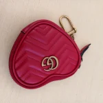 Gucci, GG Marmont Hear-Shaped Coin Purse, , Red, New - Image 9