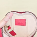 Gucci, GG Marmont Hear-Shaped Coin Purse, , Red, New - Image 17