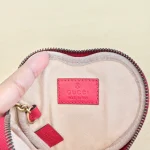 Gucci, GG Marmont Hear-Shaped Coin Purse, , Red, New - Image 18
