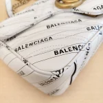 Gucci x Balenciaga, Gucci x Balenciaga Small GG Marmont Flap Bag, 26, White, Used Once - Image 10