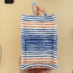 Celine, Small Cabas Thais Bag in Stiped Textile, , Multicolor, New - Image 4