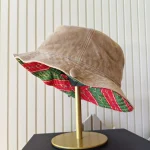 Gucci, Reversible Suede Monogram Bucket Hat, S, Beige, Very Very Like New - Image 6