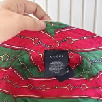 Gucci, Reversible Suede Monogram Bucket Hat, S, Beige, Very Very Like New - Image 9