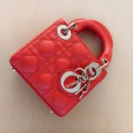 Dior, Micro Lady Dior, Micro, Orange, Very Very Like New - Image 3