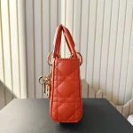 Dior, Micro Lady Dior, Micro, Orange, Very Very Like New - Image 5