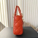 Dior, Micro Lady Dior, Micro, Orange, Very Very Like New - Image 6