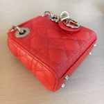 Dior, Micro Lady Dior, Micro, Orange, Very Very Like New - Image 7