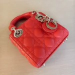 Dior, Micro Lady Dior, Micro, Orange, Very Very Like New - Image 8