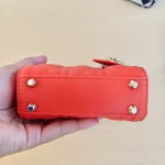 Dior, Micro Lady Dior, Micro, Orange, Very Very Like New - Image 9