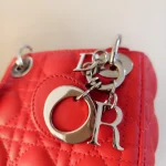 Dior, Micro Lady Dior, Micro, Orange, Very Very Like New - Image 13