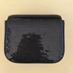 Celine, Mini Triompe Bag in Sequins , Mini, Black, New - Image 16