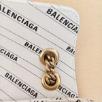 Gucci x Balenciaga, Gucci x Balenciaga Small GG Marmont Flap Bag, 26, White, Used Once - Image 27