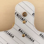 Gucci x Balenciaga, Gucci x Balenciaga Small GG Marmont Flap Bag, 26, White, Used Once - Image 28