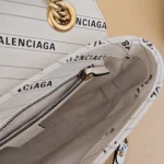 Gucci x Balenciaga, Gucci x Balenciaga Small GG Marmont Flap Bag, 26, White, Used Once - Image 30