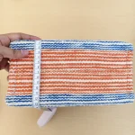 Celine, Small Cabas Thais Bag in Stiped Textile, , Multicolor, New - Image 19