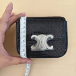 Celine, Mini Triompe Bag in Sequins , Mini, Black, New - Image 20