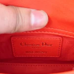 Dior, Micro Lady Dior, Micro, Orange, Very Very Like New - Image 21
