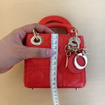 Dior, Micro Lady Dior, Micro, Orange, Very Very Like New - Image 26