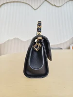 Chanel, Mini Flap Bag with Top Handle, 9", Black, Very Very Like New - Image 7
