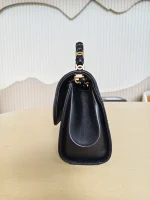 Chanel, Mini Flap Bag with Top Handle, 9", Black, Very Very Like New - Image 8