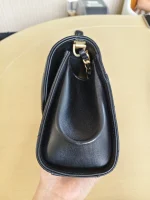Chanel, Mini Flap Bag with Top Handle, 9", Black, Very Very Like New - Image 13