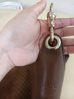 Gucci, GG Suede B Shoulder Bag, , Brown, Very Very  Good - Image 14