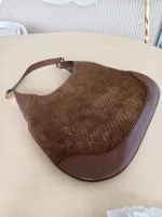 Gucci, GG Suede B Shoulder Bag, , Brown, Very Very  Good - Image 18