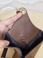 Gucci, GG Suede B Shoulder Bag, , Brown, Very Very  Good - Image 26