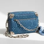 Louis Vuitton, Mini Soft Trunk, Mini, Blue, Very Like New