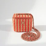Chanel, Vanity Case With Chain, Mini, Red, Like New