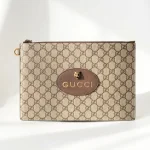 Gucci, Neo Vintage GG Supreme Pouch , , Beige, Very Very  Good