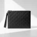 Gucci, Emblem, Medium, Black, Used Once