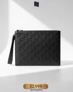 Gucci, Emblem, Medium, Black, Used Once