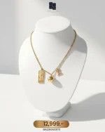 Louis Vuitton, Flying Ball Slim Necklace , , Gold, Like New