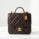 Chanel, Seasonal School, Mini, Purple, Very Like New