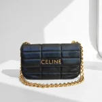 Celine, Chian Shoulder Bag, , Black, Very Like New