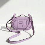 Fendi, O'clock Mini Camera Case, , Purple, New