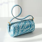 Fendi, Vertigo Mini Shoulder Bag, , Blue, New