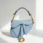 Dior, Micro Saddle Bag, Micro, Blue, New