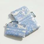 Dior, Travel Duo Pouch, , Blue, Like New