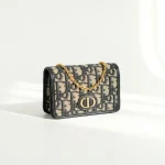 Dior, 30 Montaigne Nano Pouch, Nano, Blue, Used Once