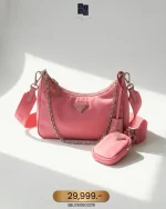 Prada, Re-Edition 2005, , Pink, Used Once