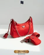 Prada, Re-Edition 2005, , Red, Used Once