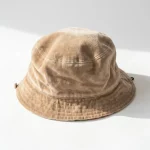 Gucci, Reversible Suede Monogram Bucket Hat, S, Beige, Very Very Like New