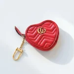 Gucci, GG Marmont Hear-Shaped Coin Purse, , Red, New