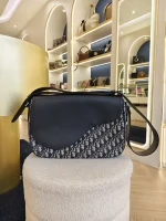Dior, Saddle Messenger Bag with Flap , Large, Beige, Very Very  Good - Image 4
