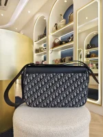 Dior, Saddle Messenger Bag with Flap , Large, Beige, Very Very  Good - Image 5