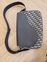 Dior, Saddle Messenger Bag with Flap , Large, Beige, Very Very  Good - Image 11